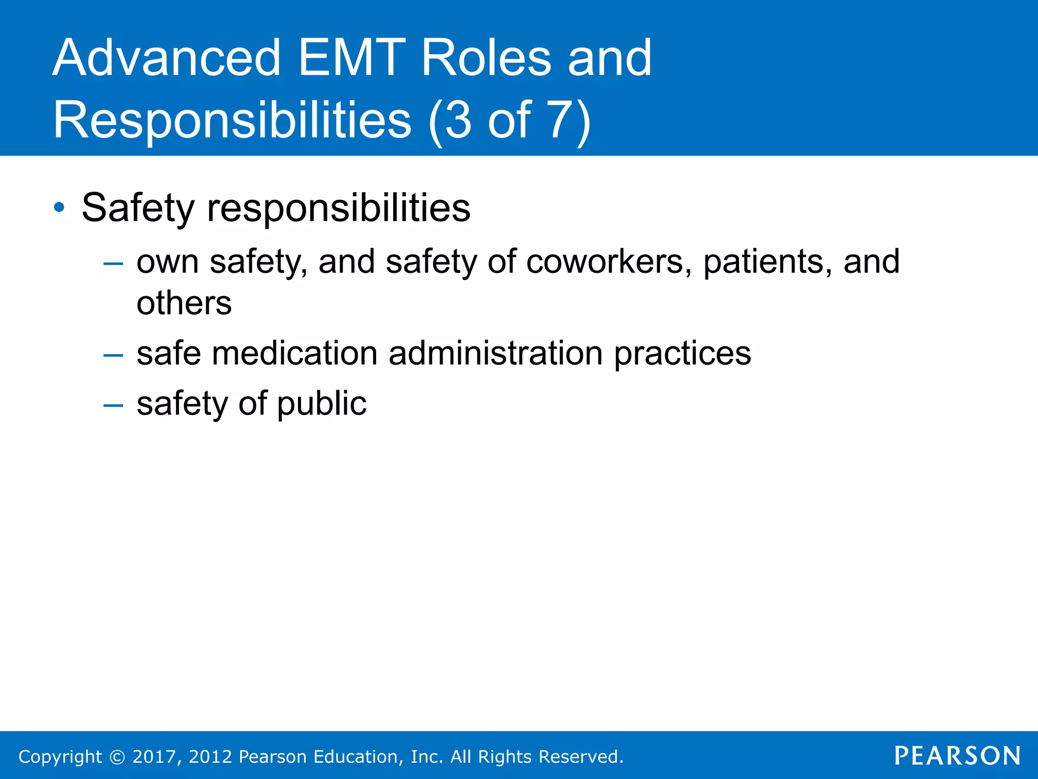 Emt Roles Alexander ch01 lecture | PPTX