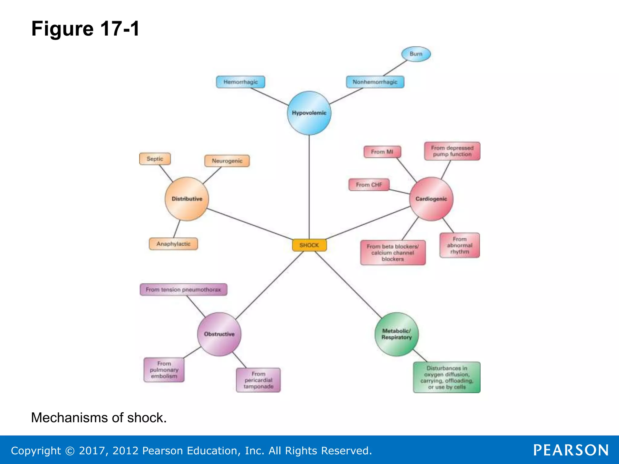 Copyright © 2017, 2012 Pearson Education, Inc. All Rights Reserved.
Figure 17-1
Mechanisms of shock.
 
