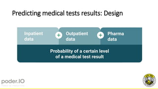 Predicting medical tests results: Design
 