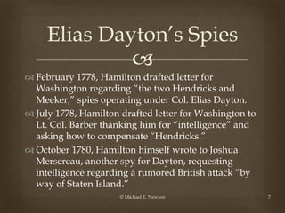 Alexander Hamilton Spymaster | PPTX