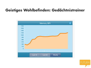 Geistiges Wohlbefinden: Gedächtnistrainer
 