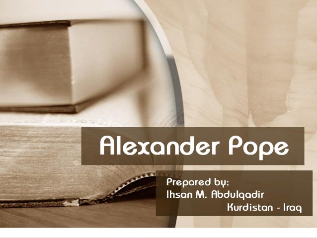 Alexander Pope an Essay on Criticism