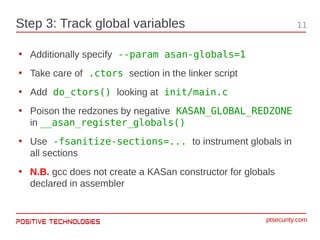 KASan in a Bare-Metal Hypervisor | PDF