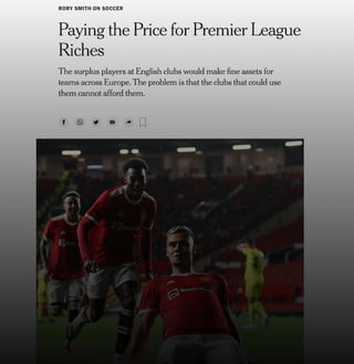 Paying the price for premier league riches