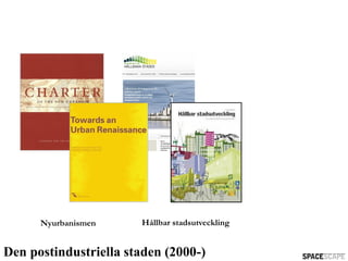 Nyurbanismen     Hållbar stadsutveckling


Den postindustriella staden (2000-)
 