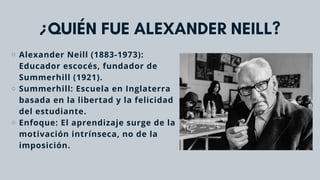 Pedagogía ND Alexander Sutherland Neill. | PDF