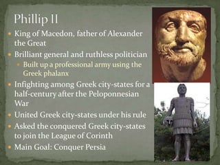Alexander the Great and the Spread of Hellenistic Culture | PPTX