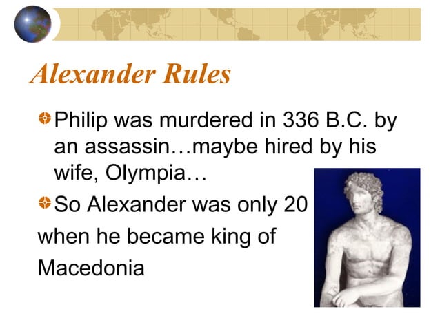 Alexander the great powerpoint | PPT | Alcoholic Beverages | Food & Drink
