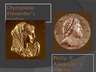 Olympiada-
Alexander’s
mother
Olympiada-
Alexander’s
mother
Philip II
Alexander’s
father
Philip II
Alexander’s
fatherComenius Project -Space Teds Adventures Around
Europe-Dimotiko sxoleio Dispiliou kastoria Greece
 