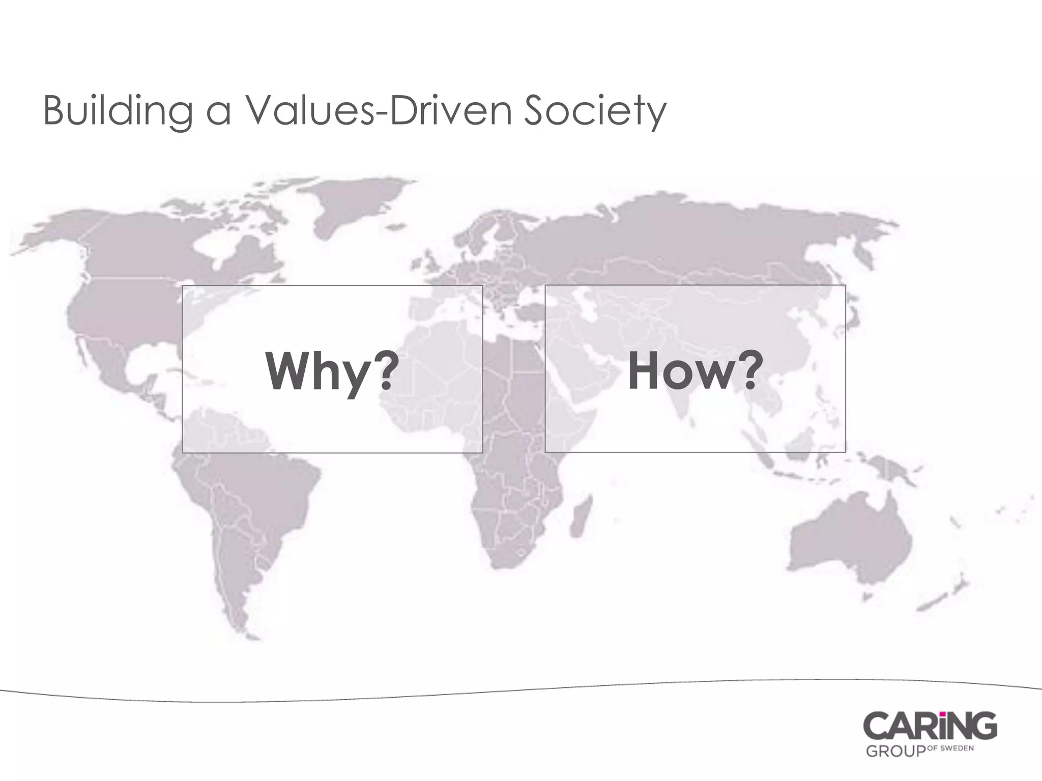 Why?
Building a Values-Driven Society
How?