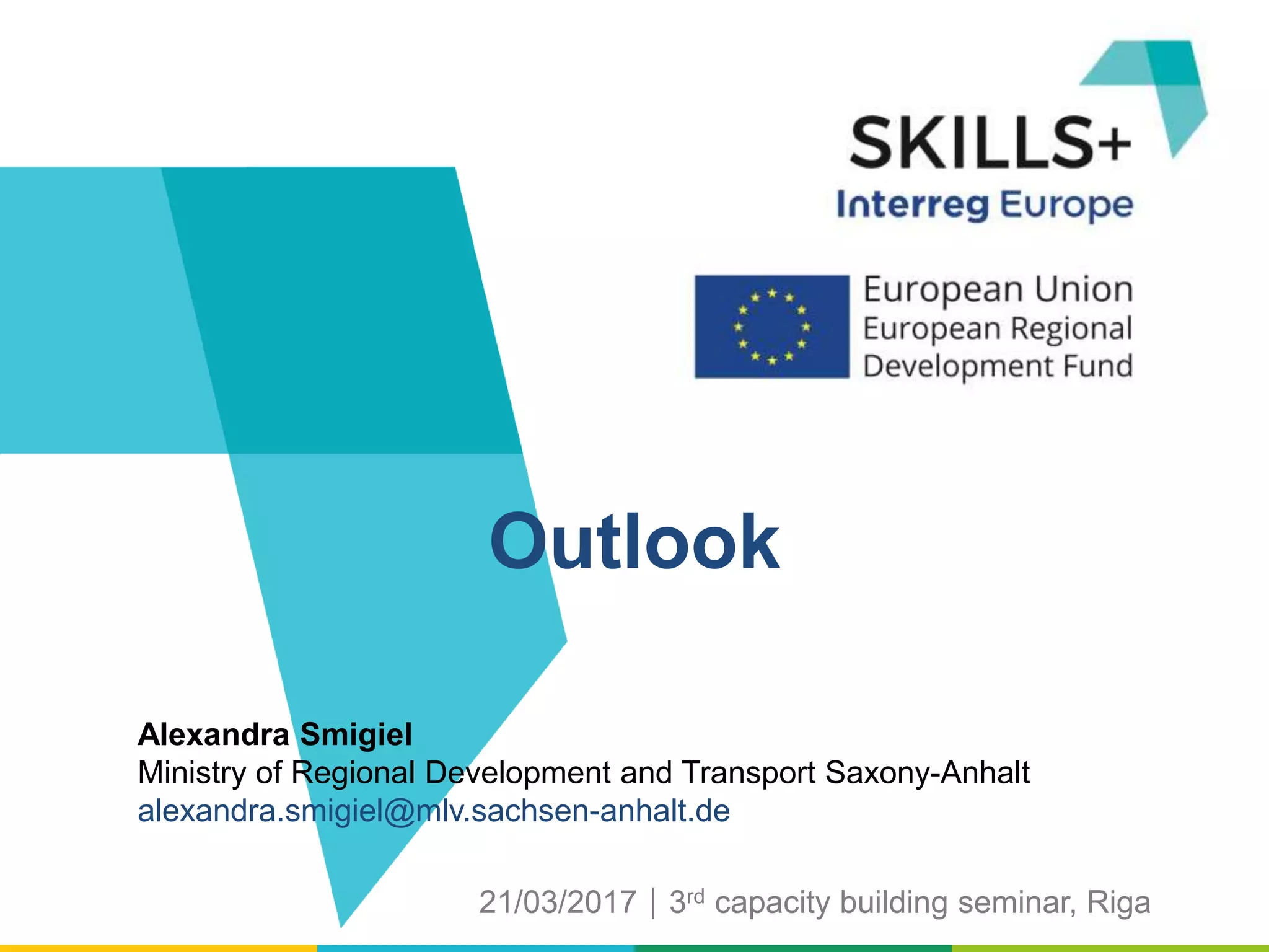 SKILLS+ Project overview after 12 months | PPT