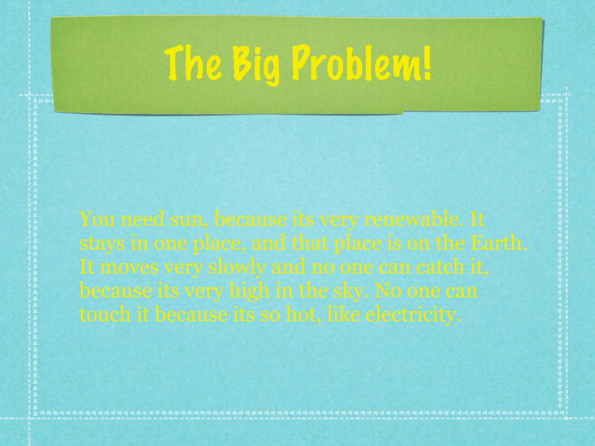 Sunlight Is A Renewable Resource PPT