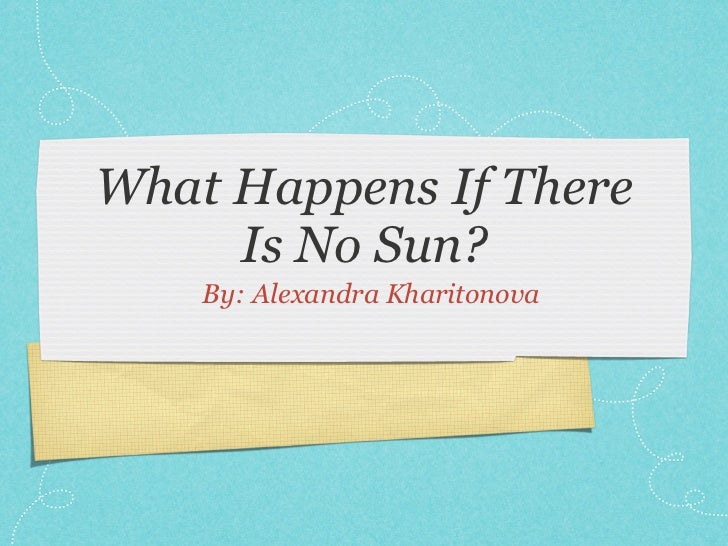 Sunlight Is A Renewable Resource