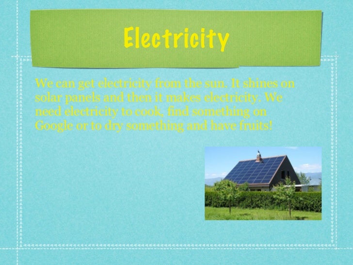 Sunlight Is A Renewable Resource