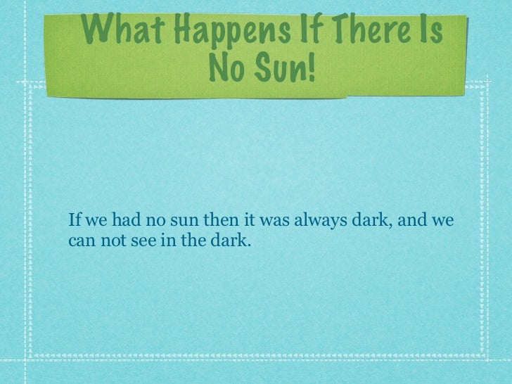 Sunlight Is A Renewable Resource