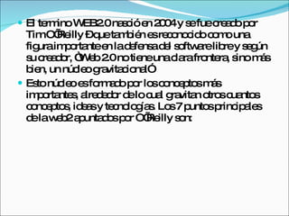  El te ino W
       rm    EB2 na c e 2 0 y s fuec a o p r
                .0 s ió n 0 4 e     re d o
  TimO’ illy –q ta b n e re o c o c m una
         Re     ue m ié s c no id o o
  fig im o ntee lad fe ad l s ftw relib y s g
     ura p rta    n    e ns e o a        re e ún
  s c a o “ e 2 notie unac rafro ra s m s
   u re d r, W b .0      ne    la    nte , ino á
  b n, un núc og vita io l”
    ie       le ra c na
 Es núc oe fo a o p r lo c nc p sm s
     to le s rm d o s o e to á
  im o nte , a d d r d lo c l g vita o sc nto
     p rta s lre e o e ua ra n tro ua s
  c nc p s id a y te no g s Lo 7 p
   o e to , e s c lo ía . s unto p ip le
                                      s rinc a s
  d law b a unta o p r O’ illy s n:
    e    e2 p    d s o Re       o
 