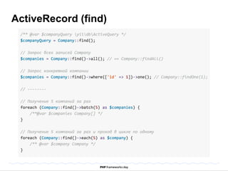 ActiveRecord (find) 
 