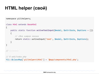 HTML helper (свой) 
 