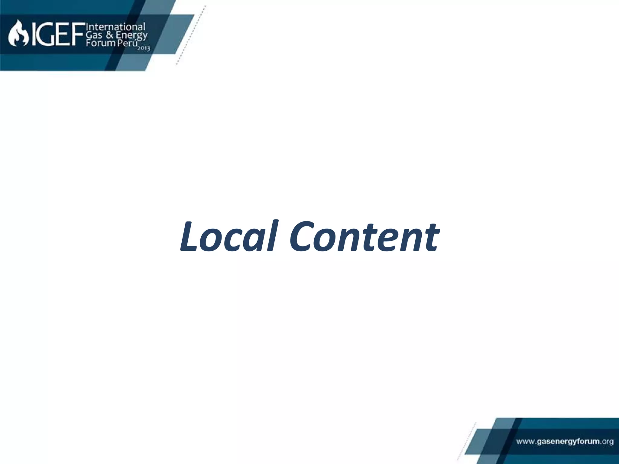 Local Content
 