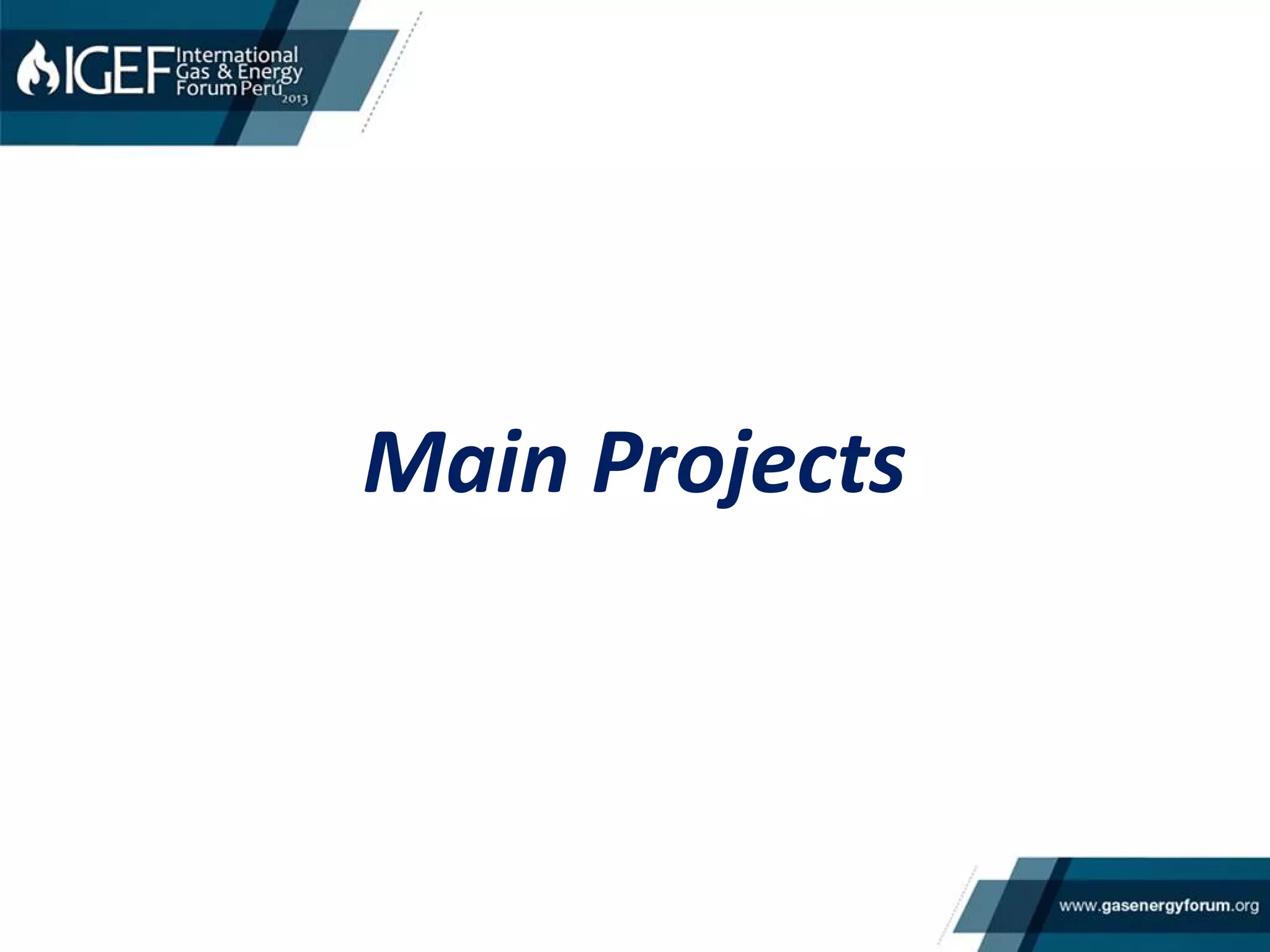 Main Projects
 