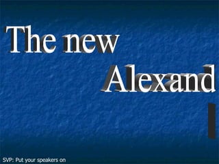 The new Alexandria Library SVP: Put your speakers on 
