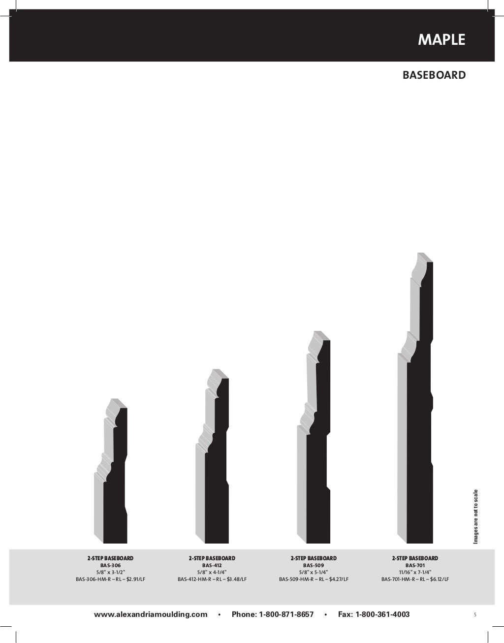 Alexandria Mouldings Products Catalog