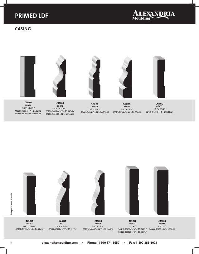 Alexandria Mouldings Products Catalog