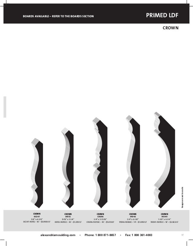 Alexandria Mouldings Products Catalog