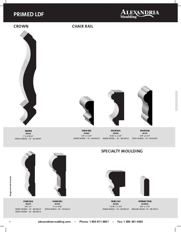 Alexandria Mouldings Products Catalog