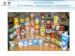 General Challenge:
ICT in Education – Expired product in new package?
 