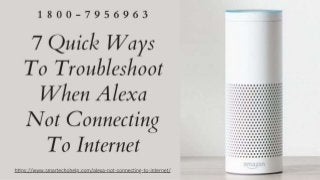 Alexa Not Connecting to Internet 1-8007956963 Alexa Connection Issues Fixes
