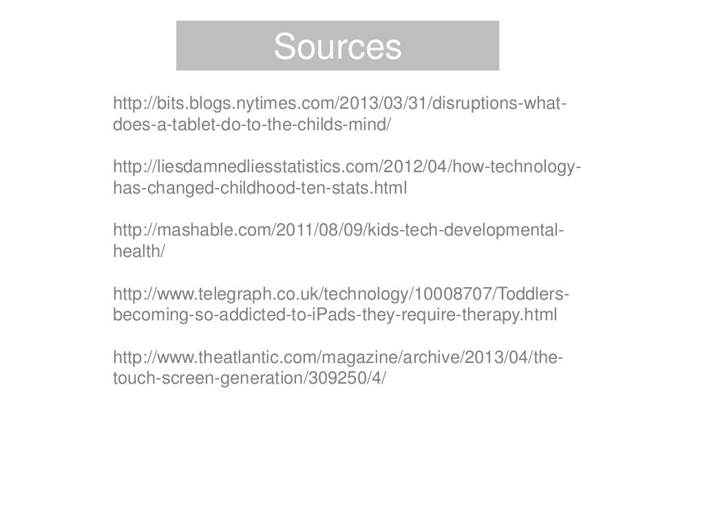 Negative Effects Of Technology On Young Children