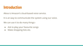 Alexa skill | PDF