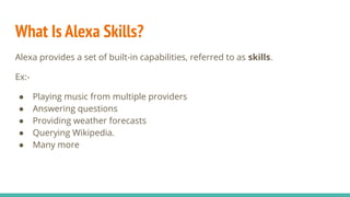 Alexa Math Skill Alexa skill | PDF