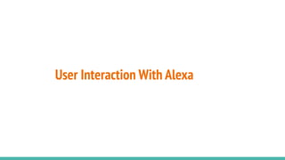 Alexa skill | PDF