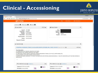 Clinical - Accessioning
 