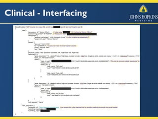 Clinical - Interfacing
 
