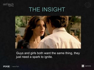 THE INSIGHT




Guys and girls both want the same thing, they
just need a spark to ignite.
 