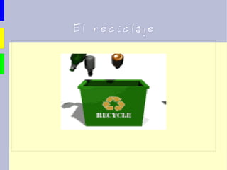 El reciclaje 