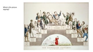 Movement for Prohibition
• 1820s & 30s wave of religious revivalism swept the U.S.
• This led to an increase call for temperance, which was to stop the
consumption of alcohol.
• Women's Christian Temperance Movement
• Women played strong roles.
• They felt that alcohol was a driving force in the destruction of marriage and families.
• Also believed that it was a leading cause of domestic abuse and child neglect.
• Carrie Nation- major influential woman in this movement. (View a short clip about her
on the next slide.)
• Anti-Saloon League (1893-1933)
• They influenced politics through lobbying and the written word.
• Turned into a moral crusade against alcohol.
 