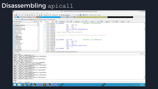 Disassembling apicall
 