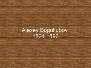 Alexey Bogoliubov  1824 1896 