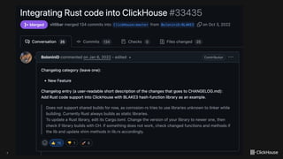 Clickhouse's C++ & Rust Journey by Alexey Milovidov | PDF