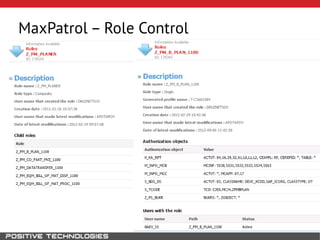 MaxPatrol – Role Control
 