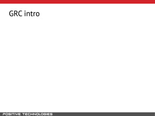 GRC intro
 