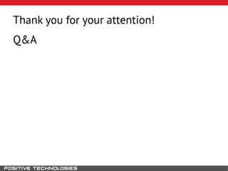 Thank you for your attention!
Q&A
 