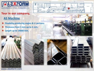 Alex form ( Alexandria Steel Forming ) Business Presentation Profile | PDF