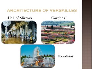 Hall of Mirrors Gardens
Fountains
 