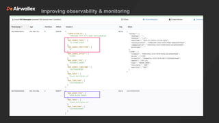 Improving observability & monitoring
 