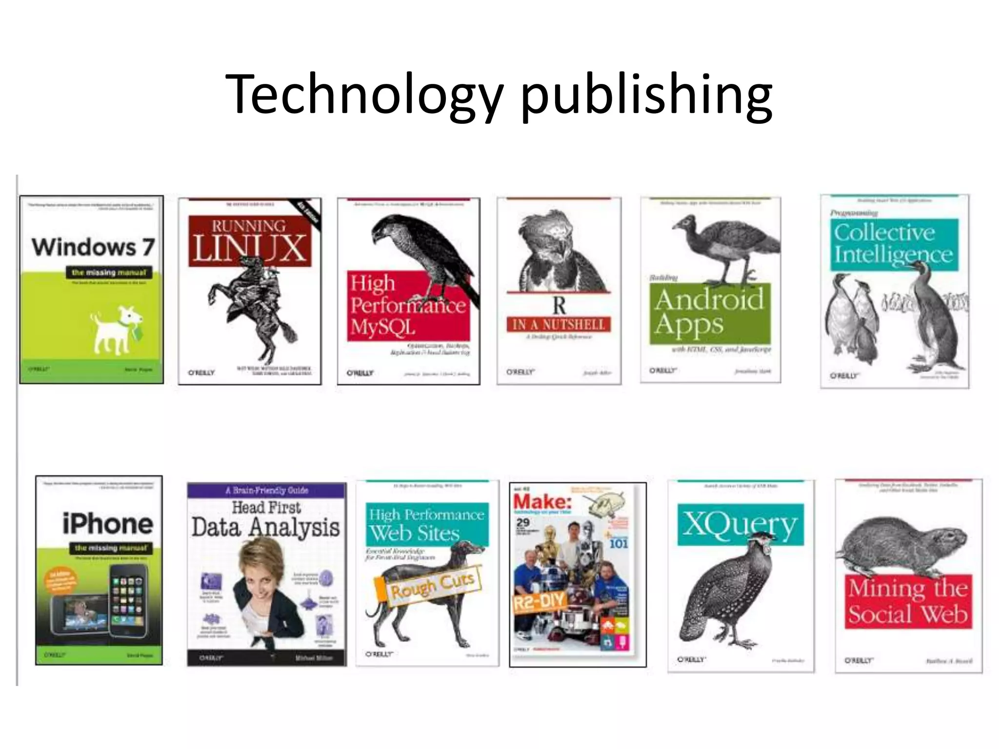 Technology publishing
 